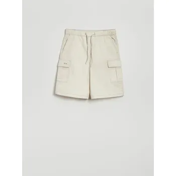 Oblečení a móda Šortky s cargo kapsami - S - House - krémový - 459BO-01X