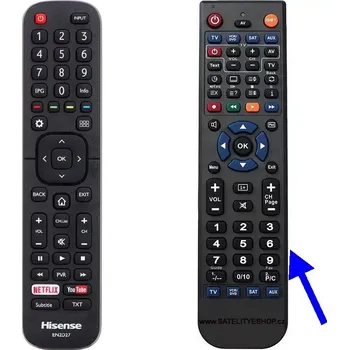 Hisense EN2D27 dálkový ovladač náhradní