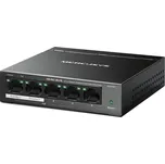 TP-Link Mercusys MS105GP Switch 5-Port, 4× Gigabit PoE+, 1× GLAN, 802.3af/at, 65 W