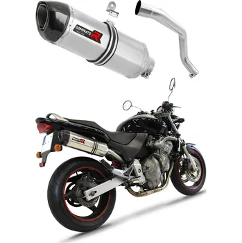 Výfuk pro motocykl Laděný výfuk Dominator Honda CB 600F HORNET 1998 - 2002 výfuk HP1 tlumič + dB killer medium