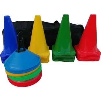 Sportovní kužel Tréninková sada 40 kuželů, 23 cm + 40 met + taška