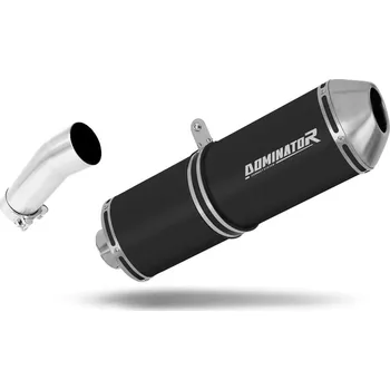Výfuk pro motocykl Laděný výfuk Dominator BMW F700GS 2012 - 2017 výfuk OVR BLACK + tlumič dB killer