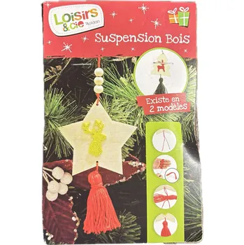 Vánoční dekorace Loisirs & Cie - kreativní sada pro výrobu dřevěný vánoční ozdoby Nové