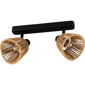 Eglo 44129 KEELBY - Bodové svítidlo s papírovými stínidly, 2 x E14 (Stropní dvoubodové svítidlo s papírovými stínidly)