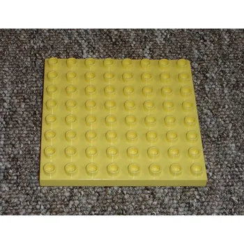 Stavebnice LEGO Lego Duplo D20375 (51262) deska 8x8 sv. žlutá POUŽITÉ (4278912)