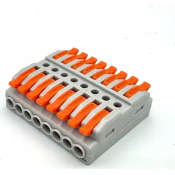 RYCHLOSPOJKA elektrická kostka svorkovnice jako WAGO s páčkou 32A 8-8