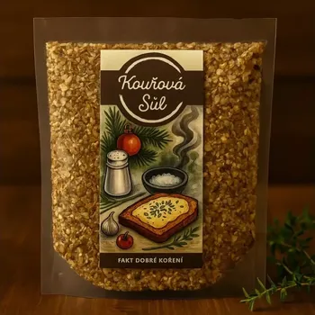 Kouřová sůl, hrubozrnná, 80g