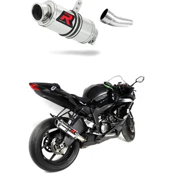 Výfuk pro motocykl Laděný výfuk Dominator Kawasaki ZX6R 636 2009 - 2024 tlumič výfuku GP1 + dB killer medium