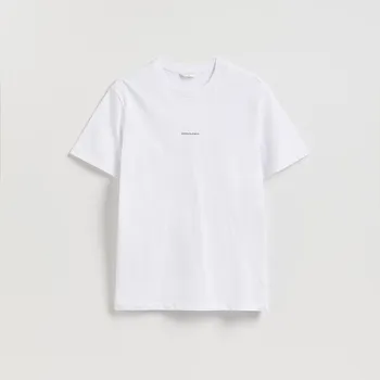 Pánské tričko Reserved - Tričko regular s potiskem - bílá - 431EX-00X - 431EX-00X-S