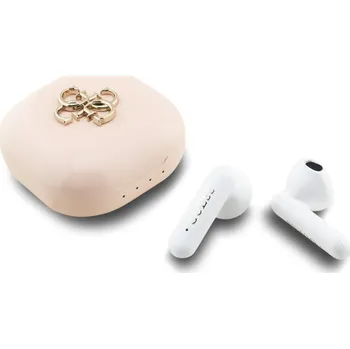 Sluchátka Guess 4G Metal Logo TWS Bezdrátová sluchátka Pink