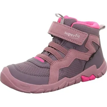 Dívčí polobotky Dívčí celoroční barefit obuv Superfit TRACE GTX Purple/Pink 1-006034-8500 - 30