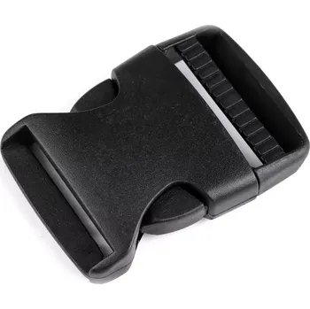 Knoflík Spona trojzubec 38mm černý (Spona trojzubec)