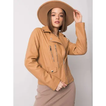 Dámská casual bunda Jacket-NM-DE-KR-G87.00P-camel Z-Desing Jacket Style oranžová 3291995
