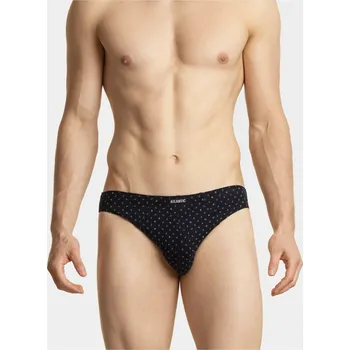 Slipy 3-PACK pánské sportovní slipy Atlantic modrá | šedá | zelená | tmavě červená | vícebarevná 2461832