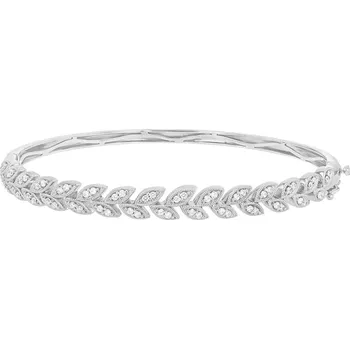 Náramek Stříbrný náramek s třpytivými lab-grown diamanty Ettore