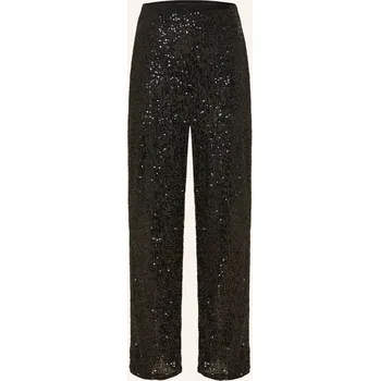 Mrs & Hugs Dámské Marlene Kalhoty S Flitry, černá, 42