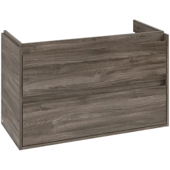 Koupelnový nábytek Villeroy & Boch Skyla - Skříňka pod umyvadlo 972x439 mm, 2 zásuvky, Stone Oak C79900RK