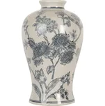 Keramická váza v čínském stylu s modrým dekorem Tuur II – 19x32 cm