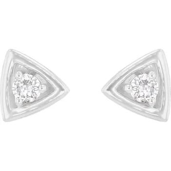 Náušnice Trojúhelníkové náušnice 2v1 s diamanty Macie