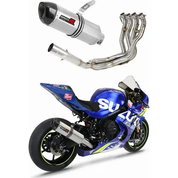 Výfuk pro motocykl Laděný výfuk Dominator Suzuki GSXR 1000 2017 - 2021 Kompletní systém Výfukové potrubí HP1 + dB killer medium