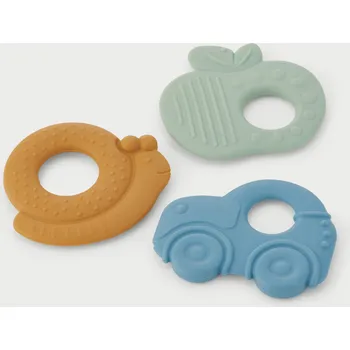 Hračka pro nejmenší TickiT Silisoft® - Senzorická kousátka (neutrální barvy)