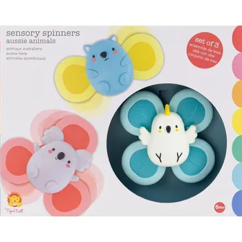 plyšák Tiger Tribe Sensory Spinners- Aussie Animals