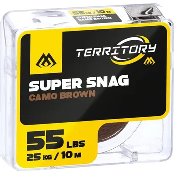 MIKADO - Šňůrka Super Snag 55 lb 10 m Camo Brown