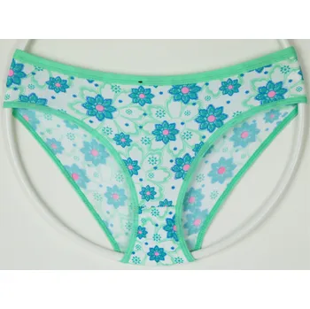 Kalhotky TIMANNI Bambusové kalhotky vzor 406 Velikost: M - L, Barva: zelená