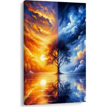 Obraz Dovido Obraz strom života mezi dnem a nocí