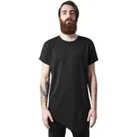 Asymetrické dlouhé černé tričko Urban Classics šedá 2540173