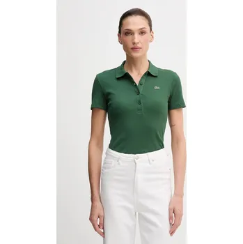 Pánské tričko Bavlněné polo tričko Lacoste, 38, zelená, 77X
