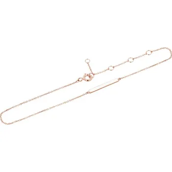 Náramek Zlatý minimalistický náramek na nohu Josiah