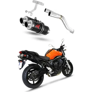 Výfuk pro motocykl Laděný výfuk Dominator YAMAHA FZ6 FAZER S2 výfuk ST BLACK 2006 - 2010 + dB killer medium