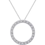 Stříbrný karma přívěsek s lab-grown diamanty Hallie