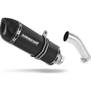 Výfuk pro motocykl Laděný výfuk Dominator Suzuki SV 650 S 2003 - 2015 výfuk HP1 BLACK + tlumič výfuku dB killer