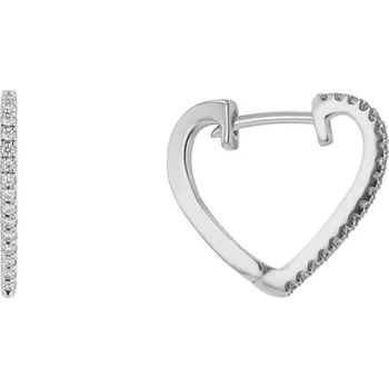 Šperk Diamantové náušnice ve tvaru srdce Leia