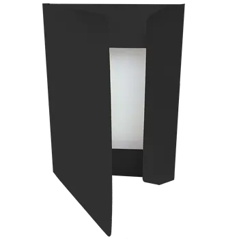 Odkládací mapa 3 klopy A4 PP plus 253, černá