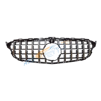 Kapota Přední maska GT chromovaná s otvorem pro kameru Mercedes W205, 2014–2018