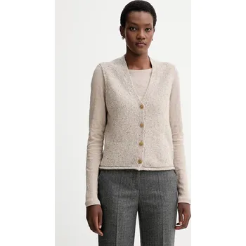 Dámská vesta Vesta s přídavkem vlny Marc O'Polo béžová barva, 510608465021 80X, vel. S