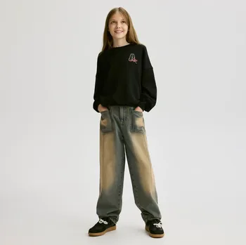 Dětská móda Reserved - Džíny Skater - tmavomodrá - 828FF-59J - 828FF-59J-140