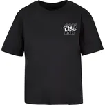 Dámské tričko Good Vibes Wording černé Mister Tee černá 2939550