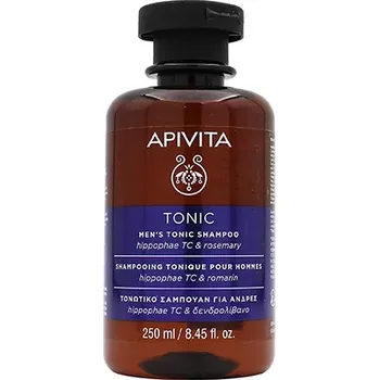 Šampon Apivita Men's Tonic Shampoo šampon proti vypadávání vlasů pro muže 250 ml + Prodloužená možnost vrácení zboží do 30 dnů.
