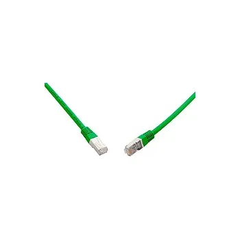 Kabel SOLARIX 10G patchkabel CAT6A SFTP LSOH 15m,zelený