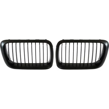 Kapota Přední maska, ledvinky, mřížky černá matná BMW 3 E36 (1996-1999) - sada L+P