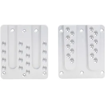 PITZL dvojité spojovací kování HVP 120x140x12 mm, hliník elox