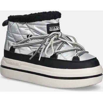 Dívčí sněhule Sněhule Napapijri F5GLACIER02/NYP stříbrná barva, NP0A892U S00 NP0A892U.S00 SLM, EUR 39