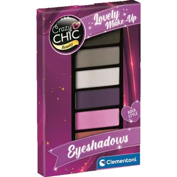 Řasenka Clementoni - CRAZY CHIC oční stíny Královna