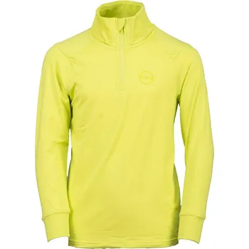 Dívčí tričko GTS213022K - dětské triko s dlouhým rukávem, 1/2 zip, Lime 128