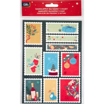 samolepka Albi Samolepky na dárky 3 ks - Vánoční známky