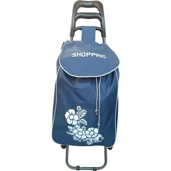 Cestovní taška Luka bags Nákupní taška na kolečkách 4823 velká - tm.modrá